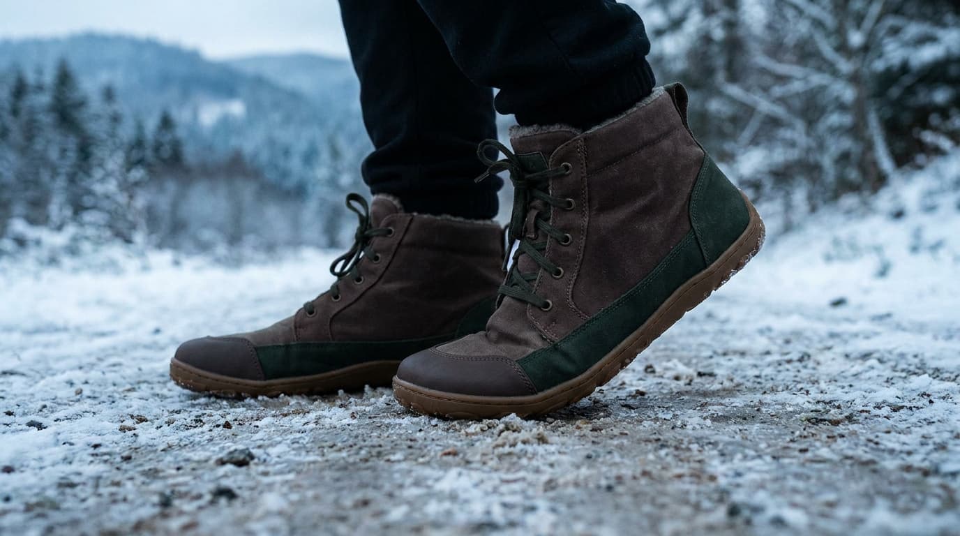 Chaussure barefoot hiver : confort et foulée naturelle